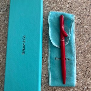 BLACK FRIDAY PRICE CUT! Tiffany & Co. Vibrant Red Writing Instrument